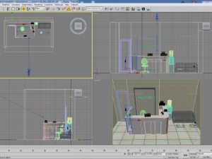 reception Modello 3D