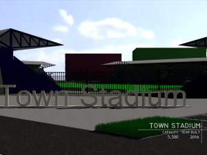 soccer stadium 3D Model