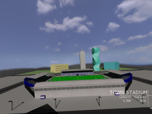 soccer stadium 3D 모델