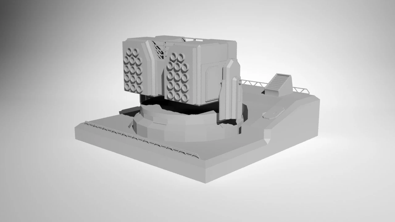 rocket 3D Model .c4d .max .obj .3ds .fbx .stl .blend 