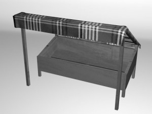 medieval market stalls 3D Model