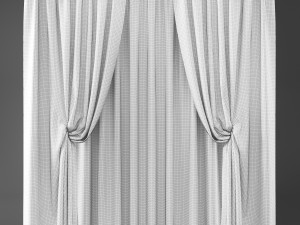 curtainstulleblinds001 Modelo 3D