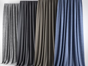 curtains 3D-Modell