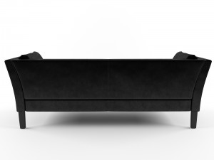 restoration hardware sofa leather 3D 모델