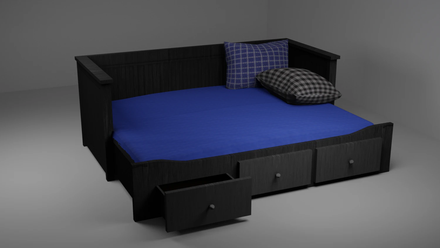 krovat bed 3D Model .c4d .max .obj .3ds .fbx .stl .blend 