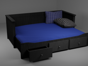 krovat bed 3D 모델