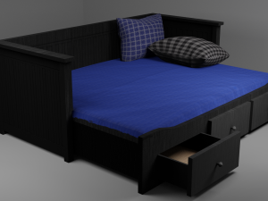 krovat bed Modello 3D
