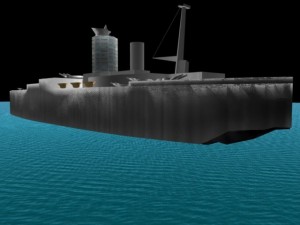 hms dreadnought 1906 3D Model