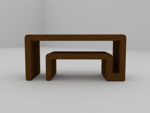 table Modelo 3D