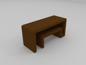 table Modello 3D