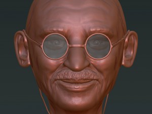 gandhi Modèle 3D