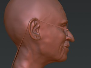 gandhi 3D Модель