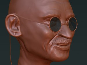 gandhi 3D Модель