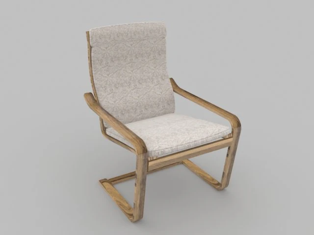 chair 3D Model .c4d .max .obj .3ds .fbx .stl .blend 