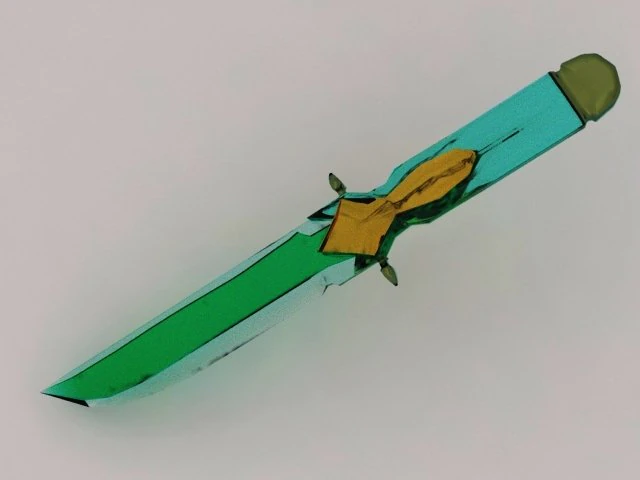 knife 3D Model .c4d .max .obj .3ds .fbx .stl .blend