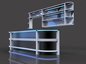 bar table Model 3D