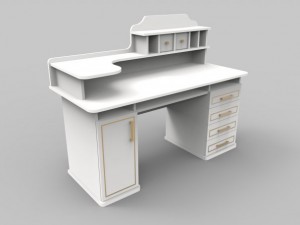 tablebureau Modèle 3D
