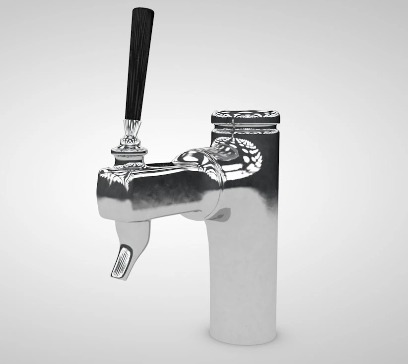 beer tap 3D Model .c4d .max .obj .3ds .fbx .stl .blend 
