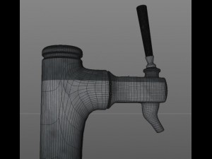 beer tap 3Dモデル
