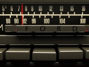 old car stereo 3D Модель