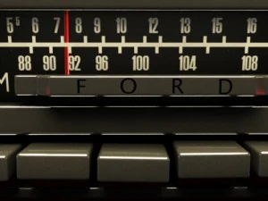 old car stereo 3D Model