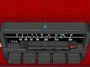 old car stereo 3D Model