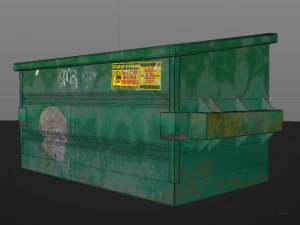 old dirty dumpster 3D Model
