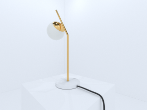 table lamp golden 3Dモデル