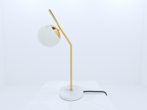 table lamp golden 3Dモデル