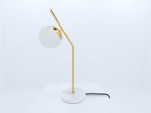 table lamp golden 3D Model