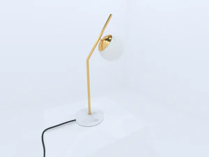 table lamp golden 3D Model