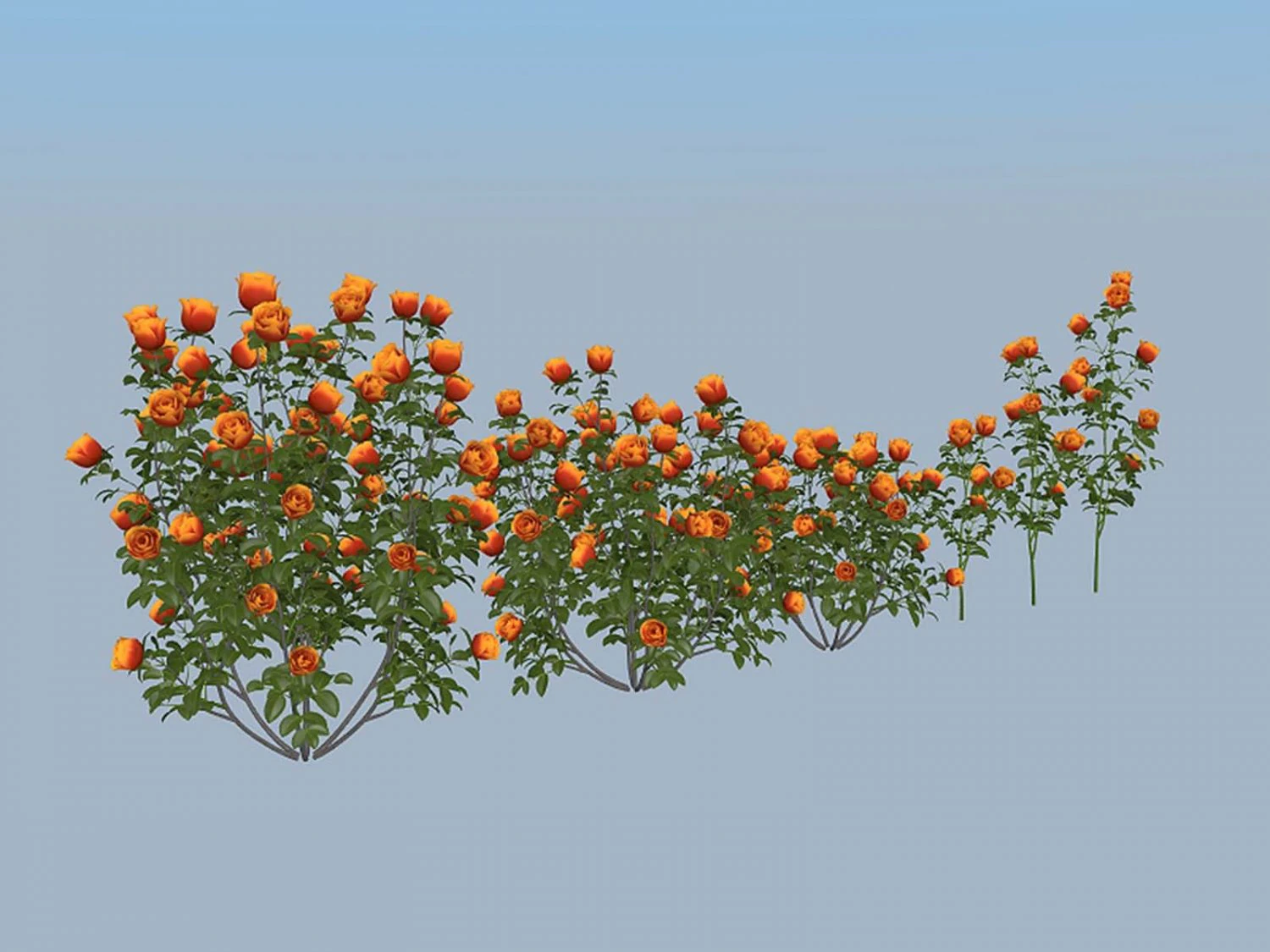 flowers 3D Model .c4d .max .obj .3ds .fbx .stl .blend 