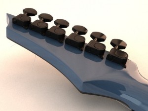 electric guitar 3D Модель