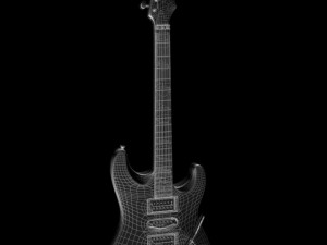 electric guitar 3D Модель