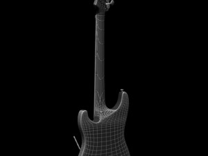 electric guitar 3D Модель