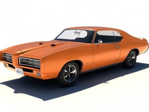 pontiac gto 1969 Modèle 3D