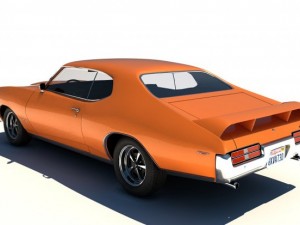 pontiac gto 1969 3D मॉडल