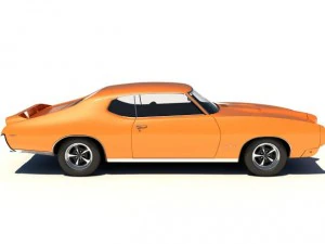 pontiac gto 1969 3D Model