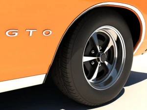 pontiac gto 1969 3D Model