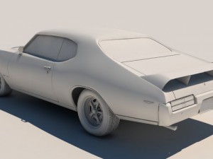 pontiac gto 1969 3D मॉडल