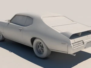 pontiac gto 1969 3D Model