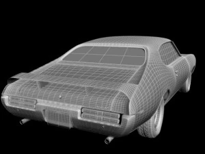 pontiac gto 1969 3D Model
