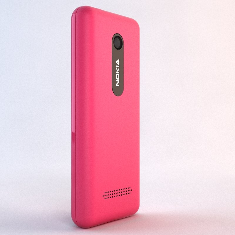 Nokia 206 Different Colors Collection 3D Модель In Телефоны 3DExport