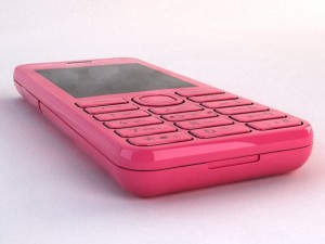 nokia 206 different colors collection Model 3D