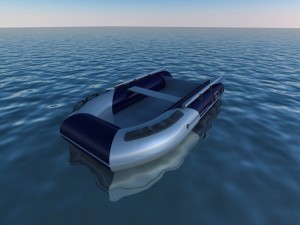 inflatable boat 3D Модель