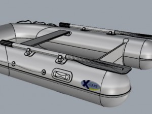 inflatable boat 3D Model