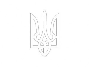 small emblem of ukraine 3D Print Model