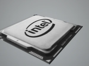 low poly cpu intel 3D Model