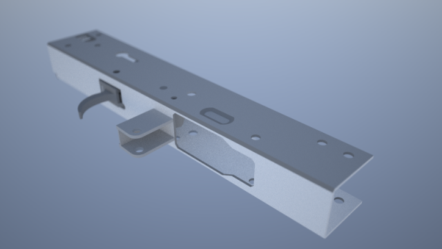 ak-74 lower receiverfull mechanism 3D Model .c4d .max .obj .3ds .fbx .stl .blend 