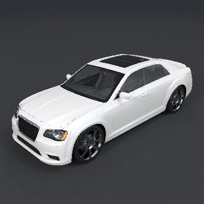 chrysler 300 srt8 Modelo 3D .c4d .max .obj .3ds .fbx .stl .blend 